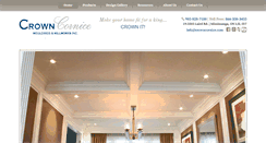 Desktop Screenshot of crowncornice.com