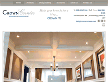 Tablet Screenshot of crowncornice.com